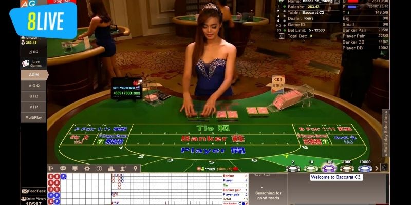 Cách chơi Baccarat 8LIVE